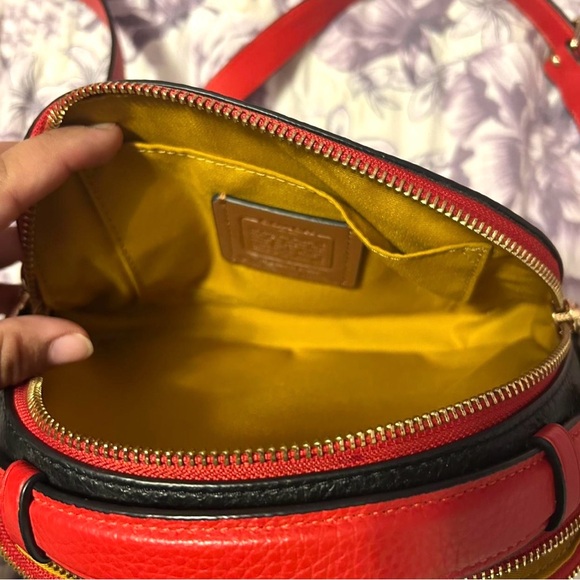 Coach C6977 Disney Mickey Mouse X Keith Haring Serena Satchel MSRP $378 - Picture 10 of 11